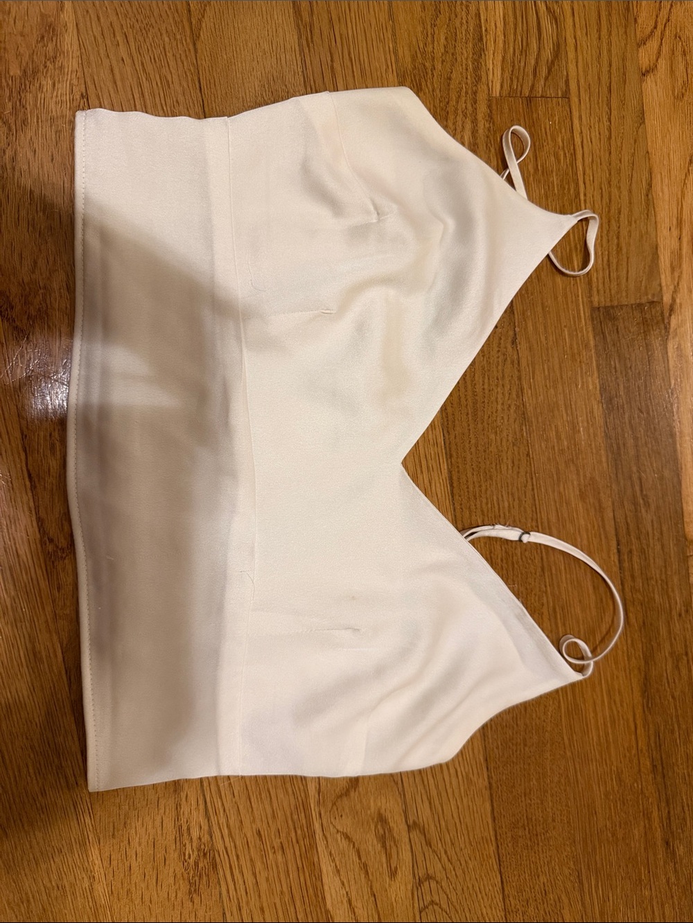 Abercrombie & Fitch Cream Cropped Bralette Tank